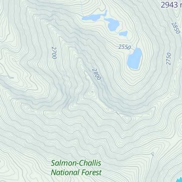 Map of Puddin Mountain