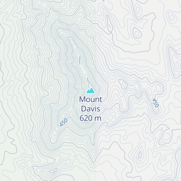 Map of Mount Davis