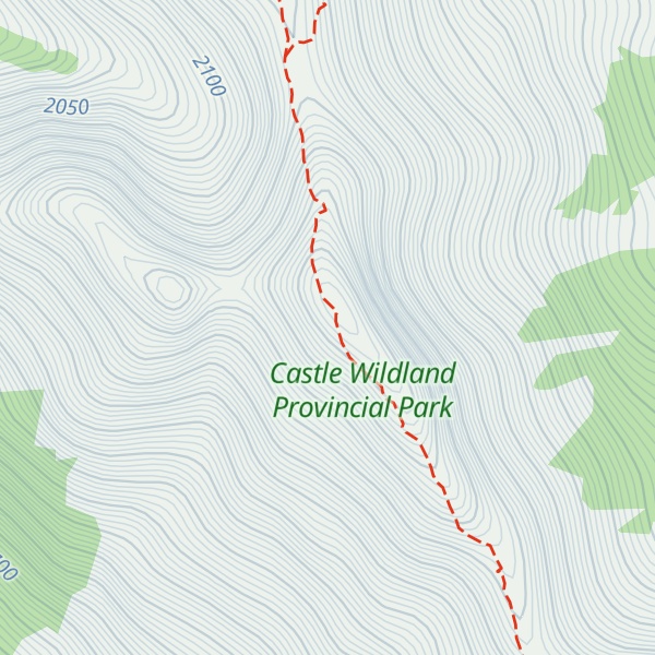 Map of Ostracized Peak