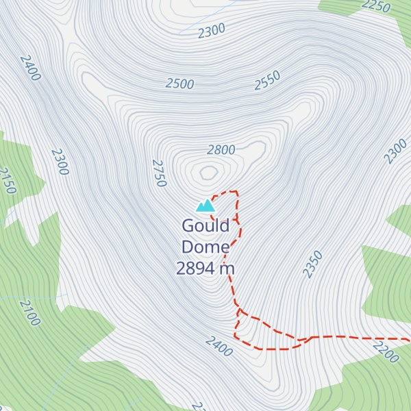 Map of Gould Dome