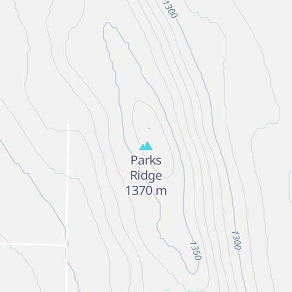 Map of Parks Ridge