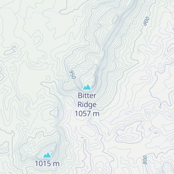 Map of Bitter Ridge