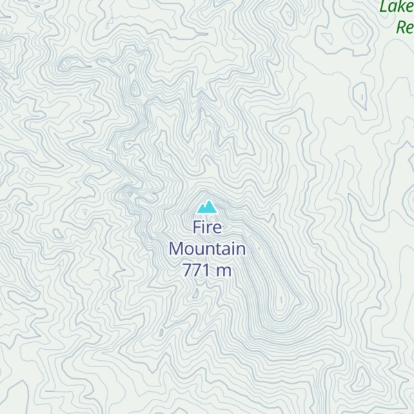 Map of Fire Mountain