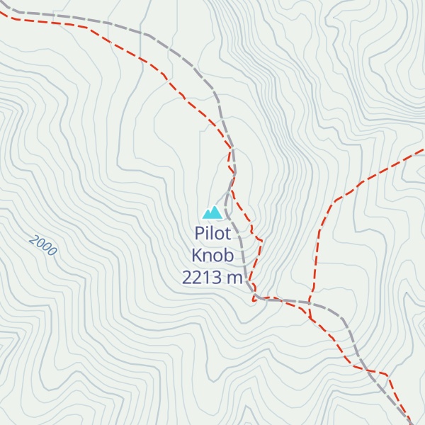 Map of Pilot Knob