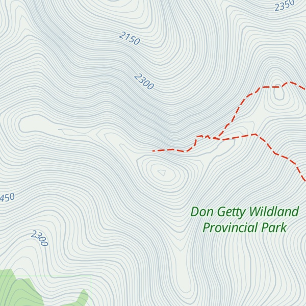 Map of Mount Head