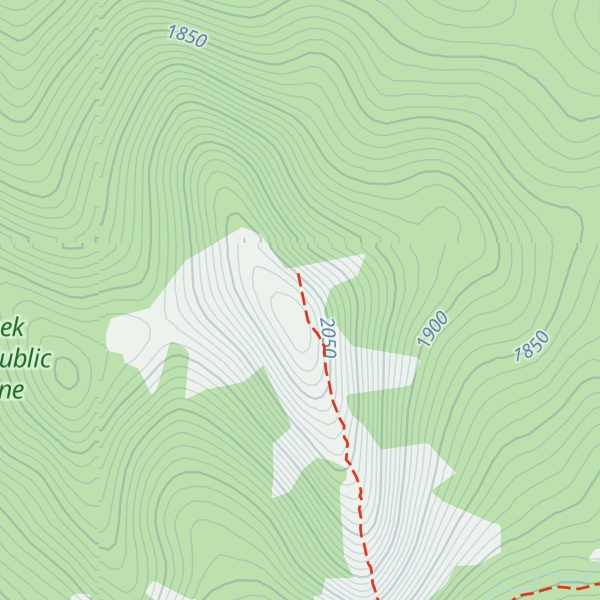 Map of Etherington-Baril Ridge