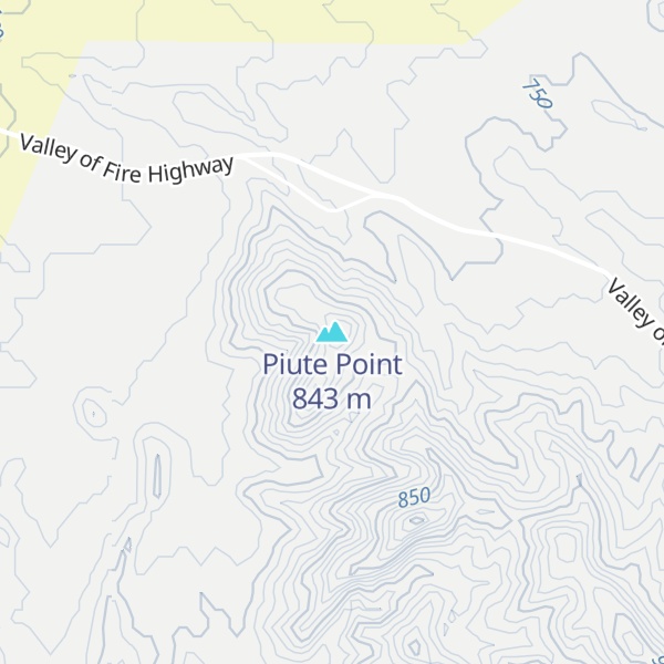 Map of Piute Point