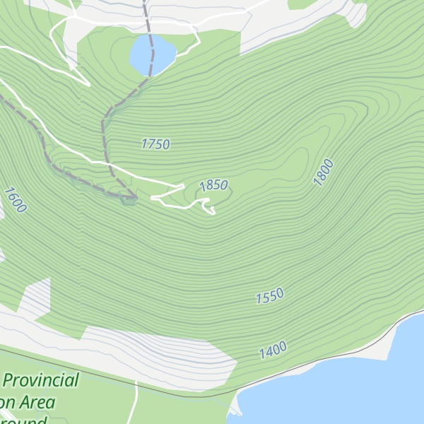 Map of Crowsnest Ridge