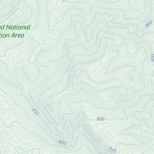 Map of Mount Newberry