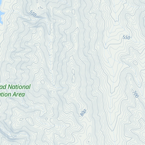 Map of Fortification Ridge