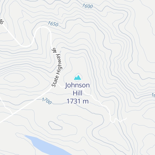Map of Johnson Hill