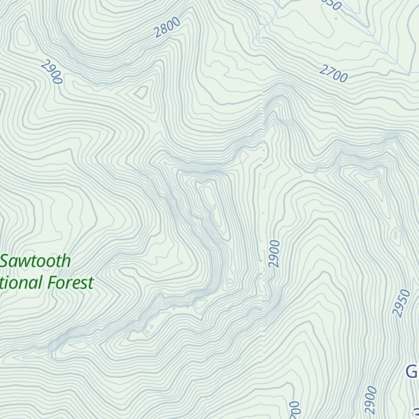 Map of Mushroom Peak