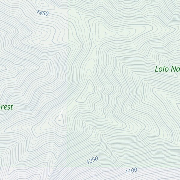 Map of Martel Mountain