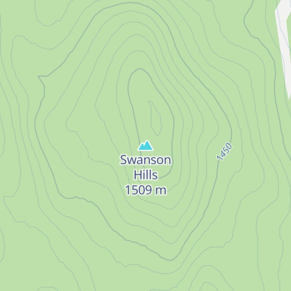 Map of Swanson Hills
