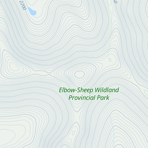 Map of Junction Mountain