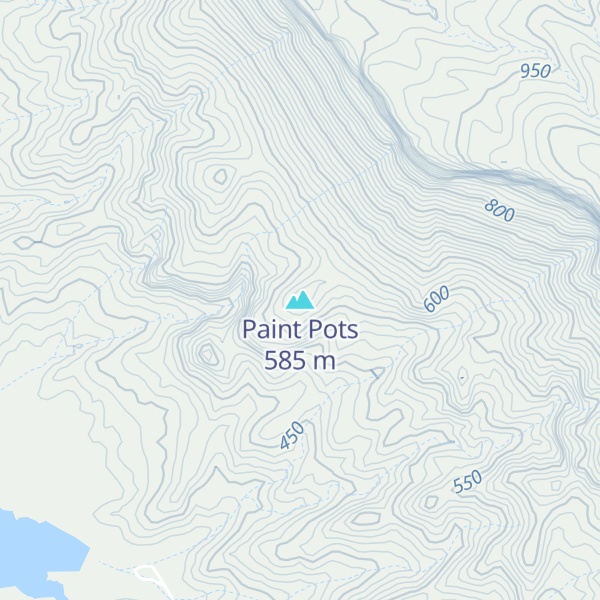 Map of Paint Pots