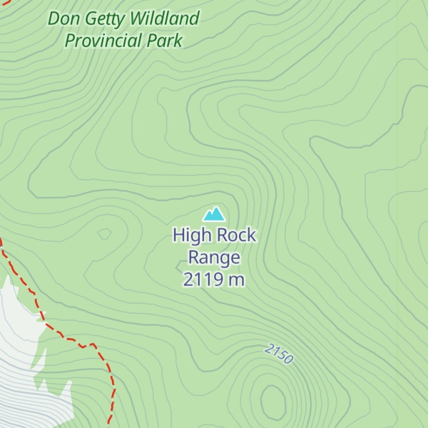 Map of High Rock Range