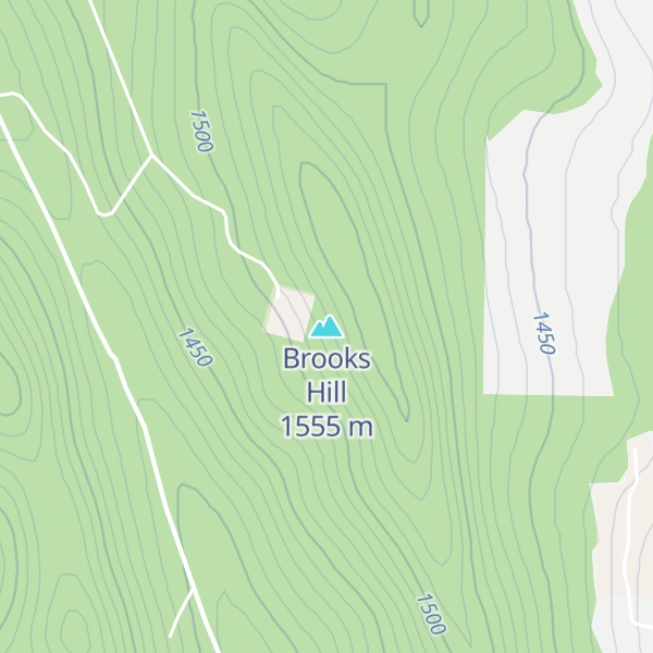 Map of Brooks Hill