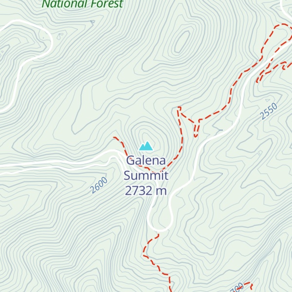 Map of Galena Summit