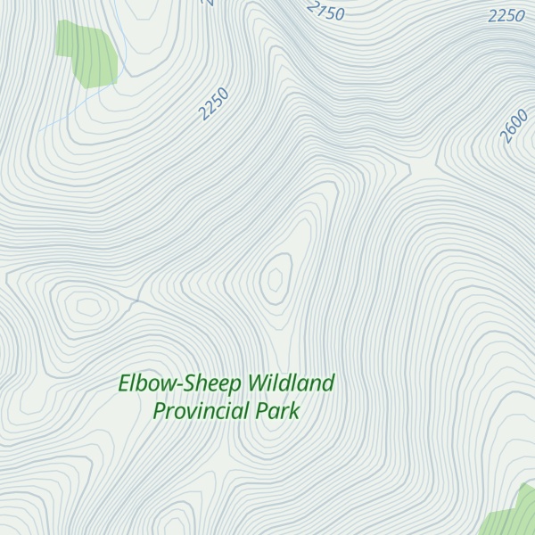 Map of Pickletooth Mountain
