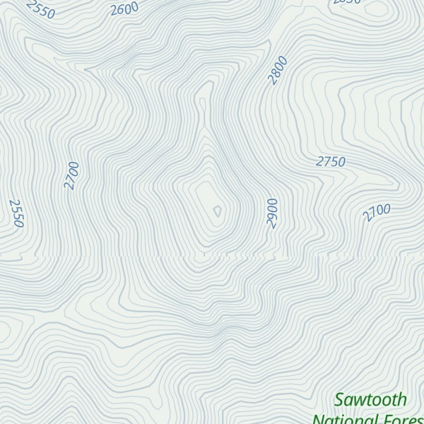 Map of Big Peak