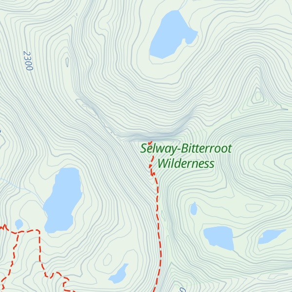 Map of Grave Peak