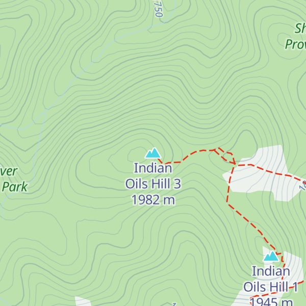 Map of Indian Oils Hill 3