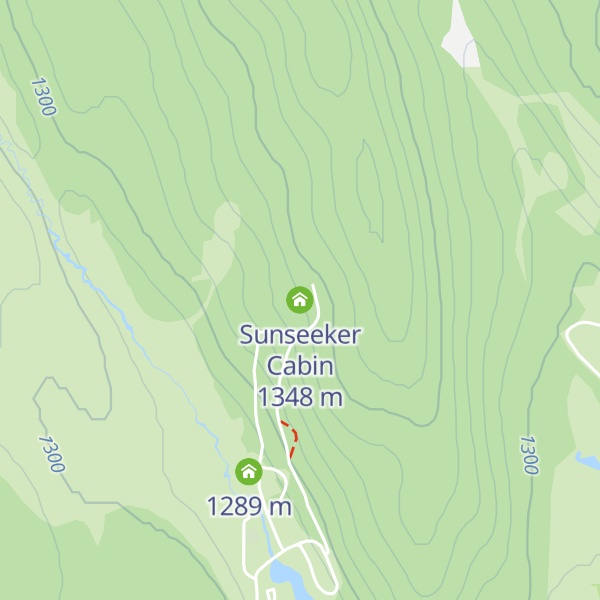 Map of Sunseeker Cabin