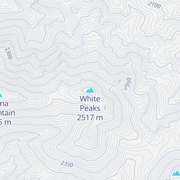 Map of White Peaks