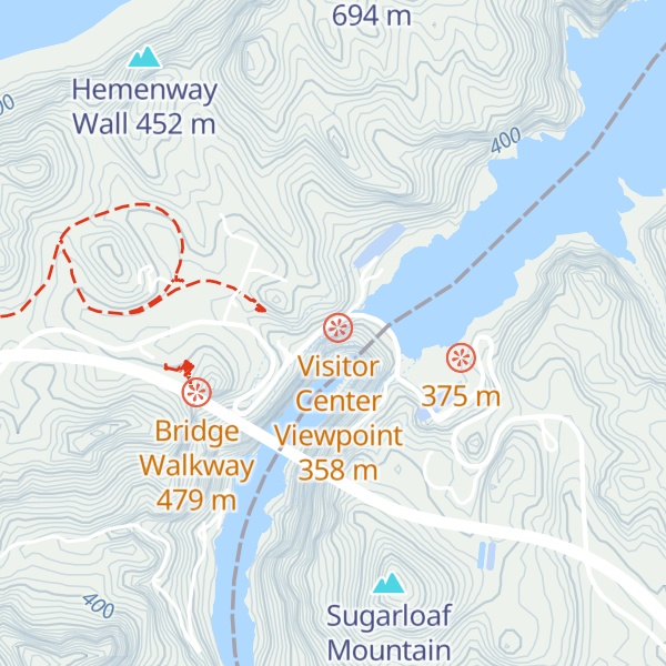 Map of Hoover Dam Visitor Center