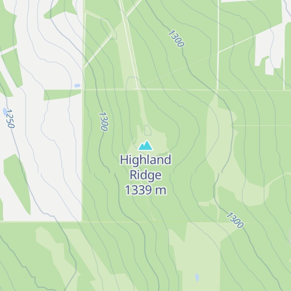 Map of Highland Ridge