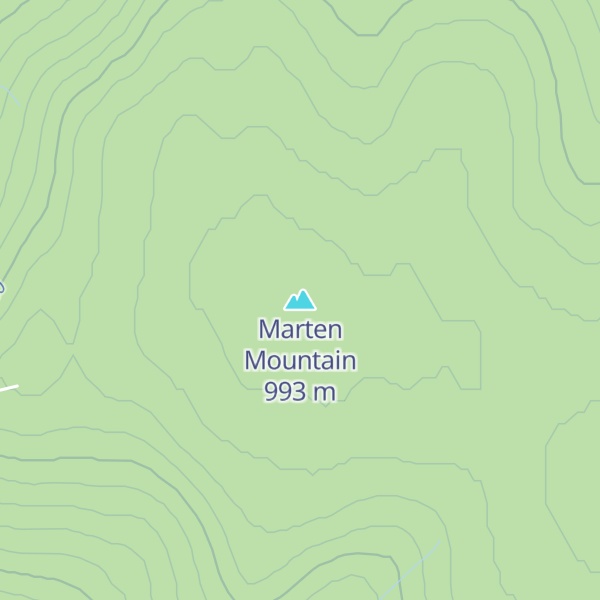 Map of Marten Mountain