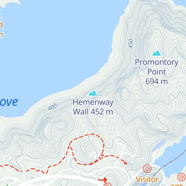Map of Hemenway Wall