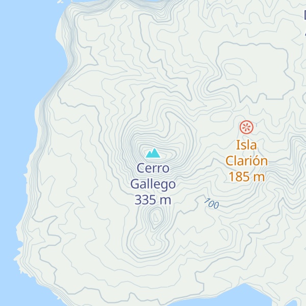Map of Cerro Gallego