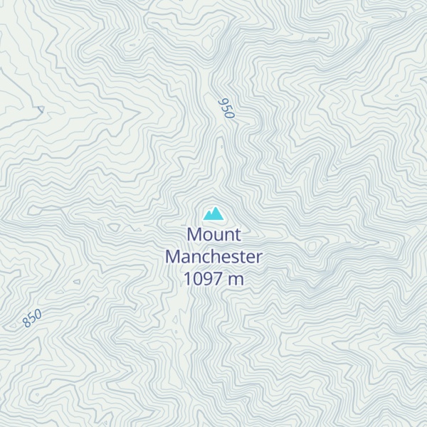 Map of Mount Manchester