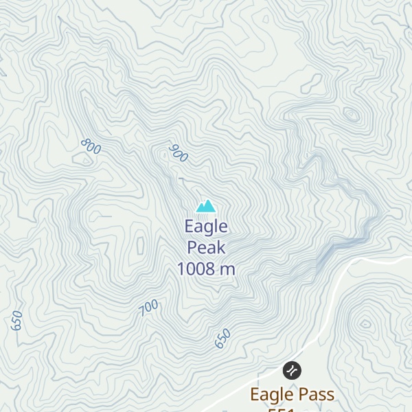 Map of Eagle Peak