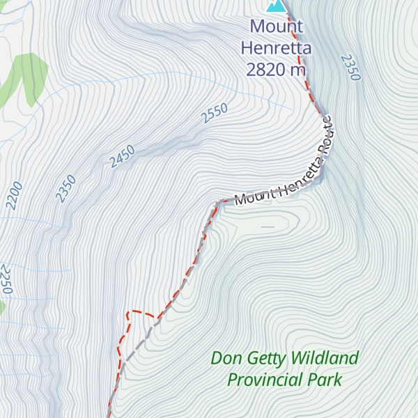 Map of Mount Etherington