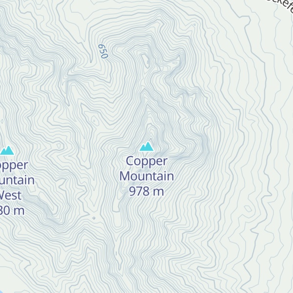 Map of Copper Mountain