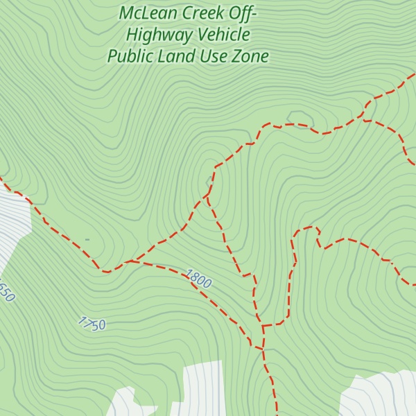 Map of Swany's Ridge