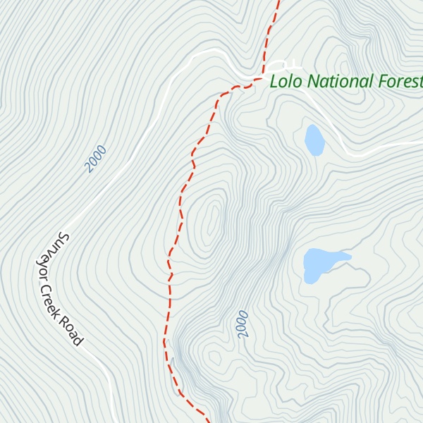 Map of Schley Mountain