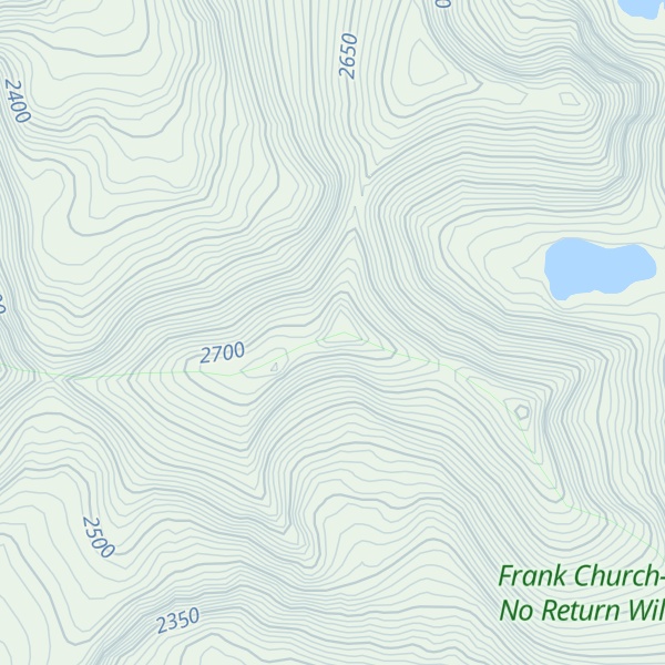 Map of Stripe Mountain