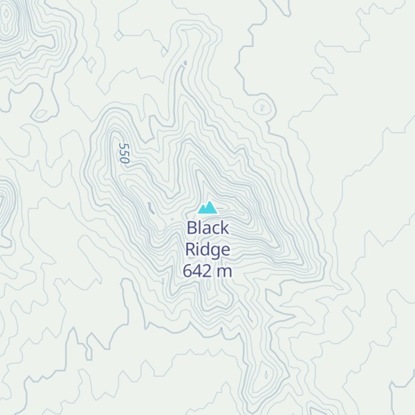 Map of Black Ridge