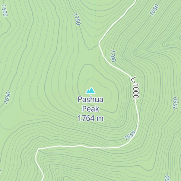Map of Pashua Peak