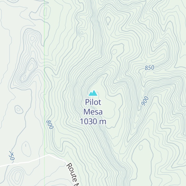 Map of Pilot Mesa