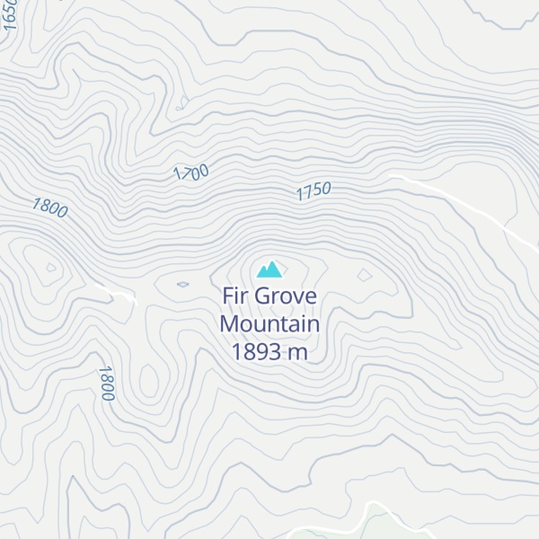 Map of Fir Grove Mountain