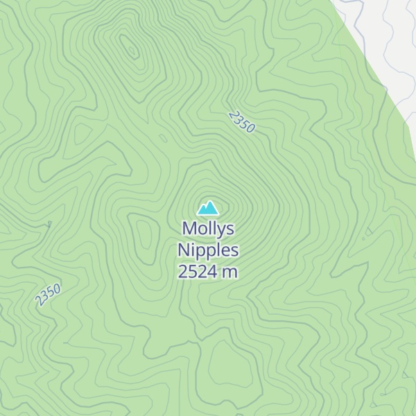 Map of Mollys Nipples