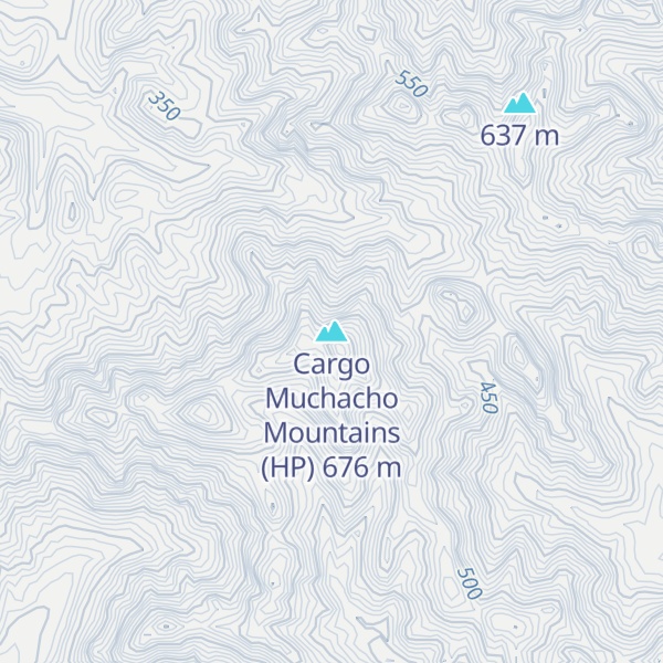 Map of Cargo Muchacho Mountains (HP)