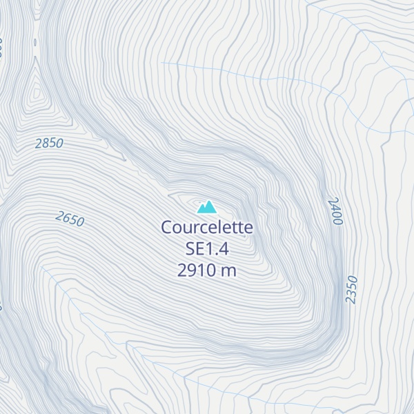 Map of Courcelette SE1.4