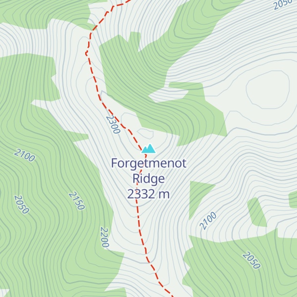 Map of Forgetmenot Ridge