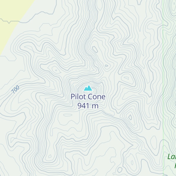 Map of Pilot Cone